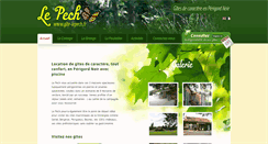 Desktop Screenshot of gite-lepech.fr